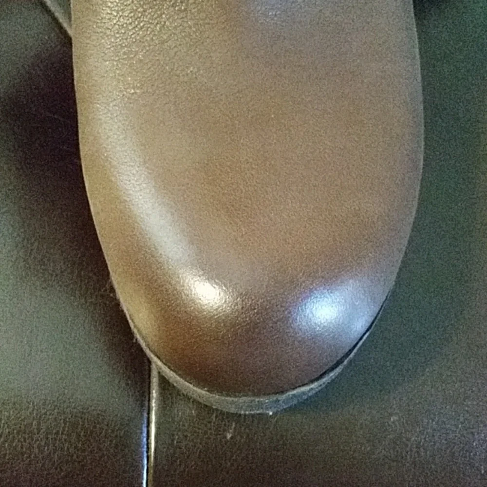 Lucky Brand Leather Ankle Boots 9  NWoB